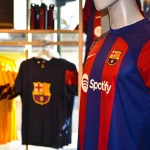 Samarretes de la botiga del Barça de Slaou