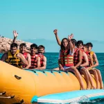Banana Boat a una de les platges de Salou.