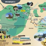 greenway map horta de sant joan - terres ebre -