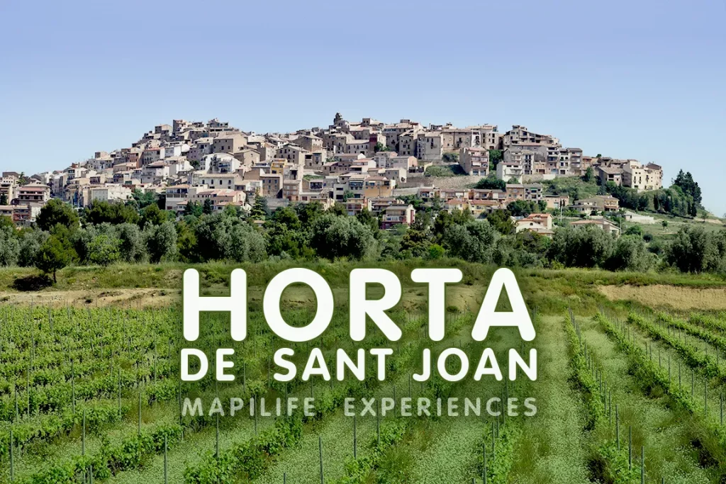 Panoràmica d'Horta de Sant Joan (Terra Alta)