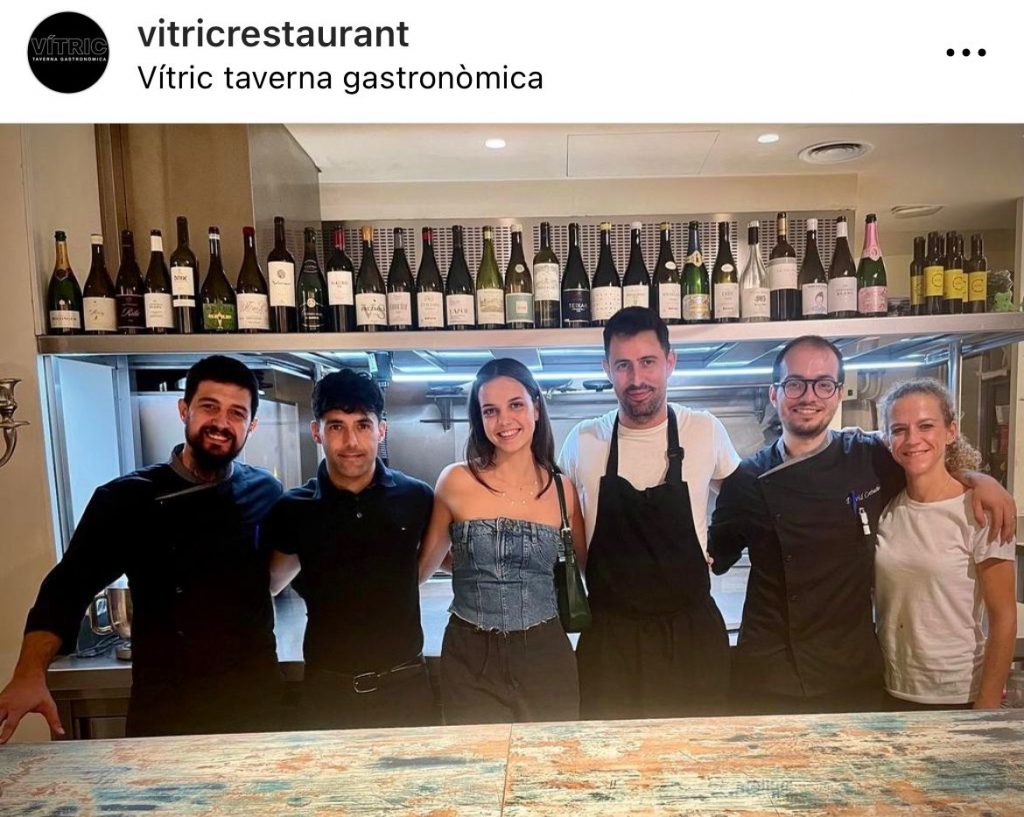 Mago Pop al restaurant Vítric de Reus.