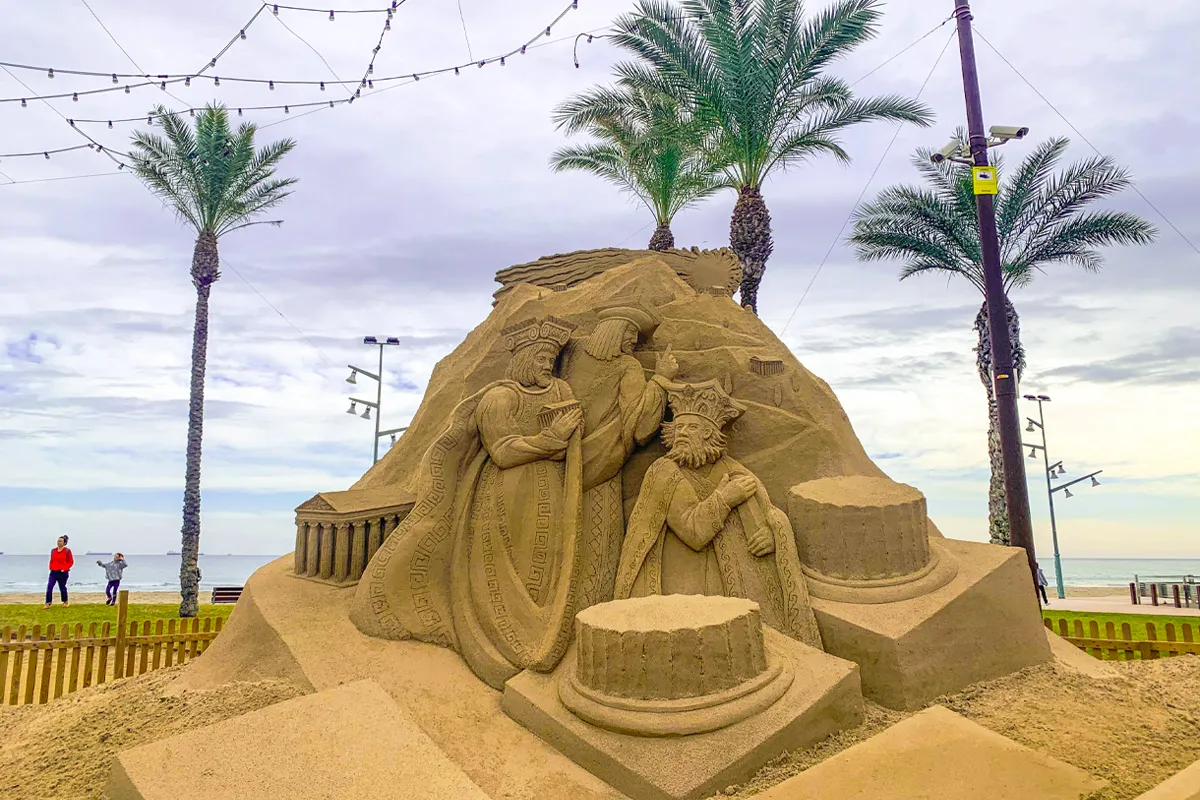 Esculturas del 'Pessebre de Sorra' de la Pineda | Mapilife