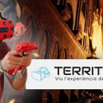 Logo de Territori VR, la sala de jocs de realitat virtual i escape rooms de Reus.