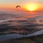 Vuelos en paramotor en el Delta de l'Ebro con la Cebolla Voladora.