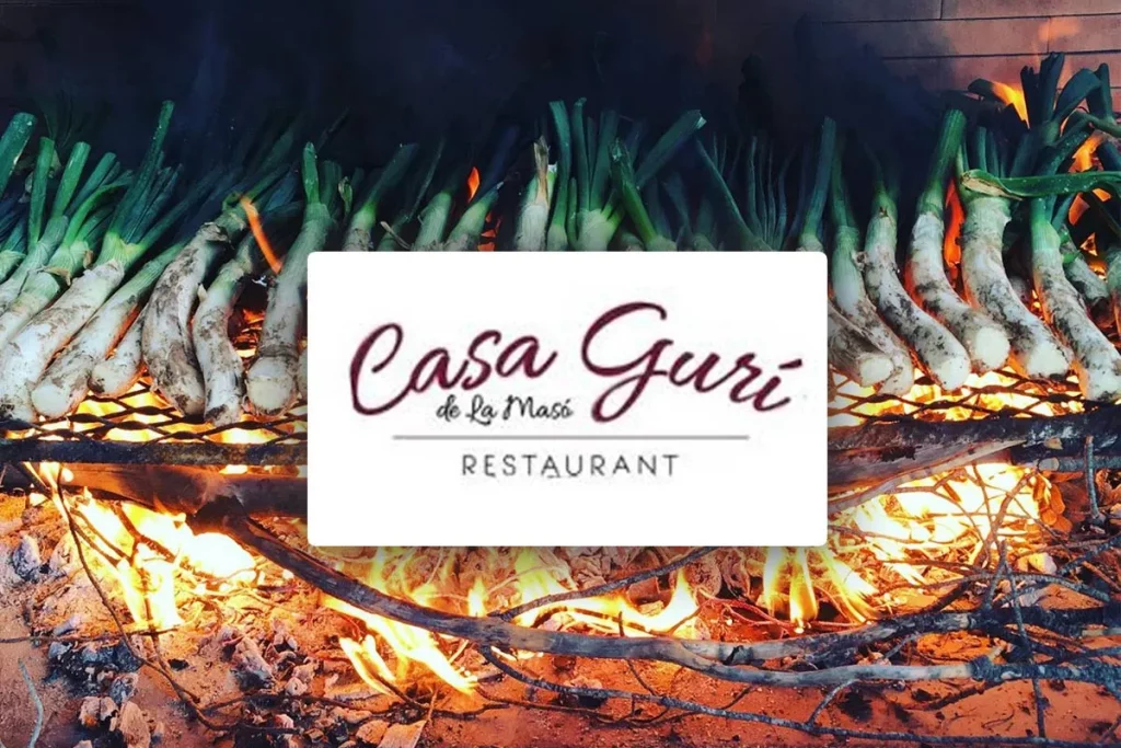 Calçots de l'Alt Camp a Casa Guri de la Masó