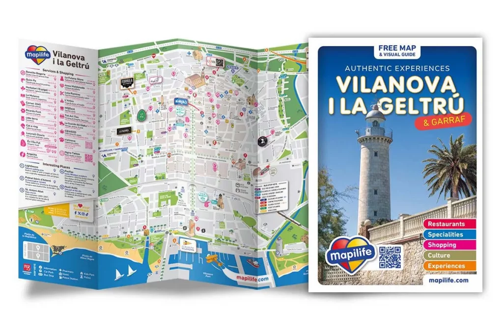 Guide and map of Vilanova i la Geltrú by Mapilife