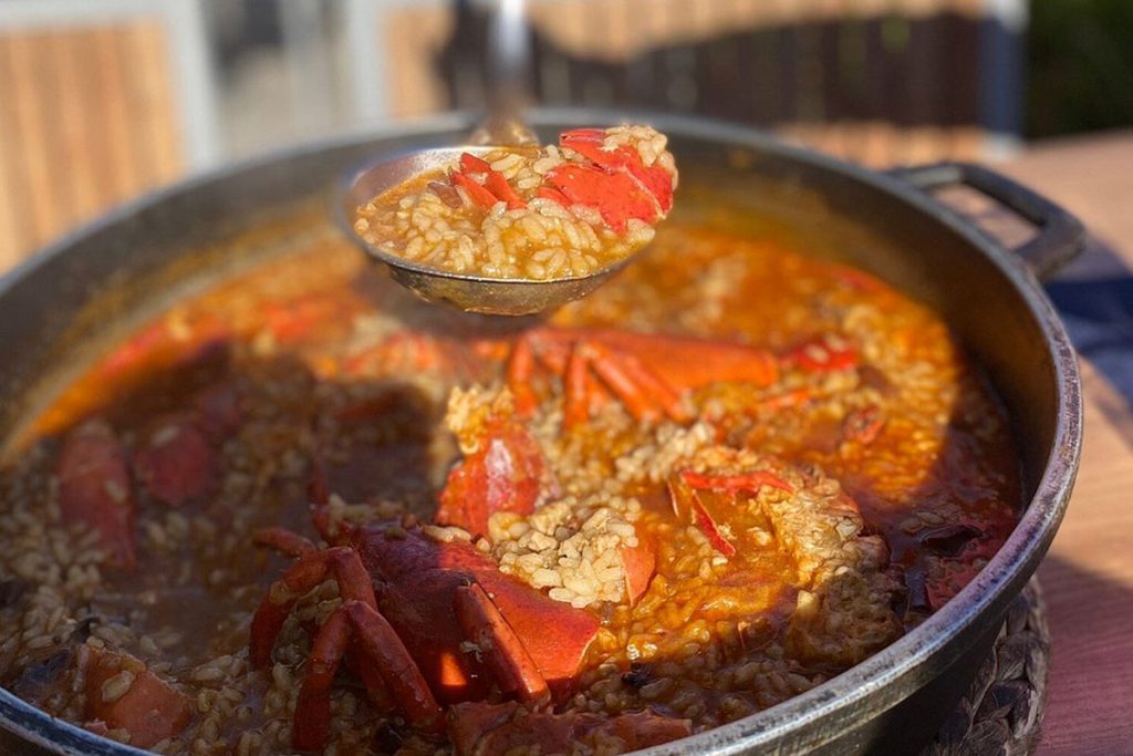 Arroz del restaurante marinero L’Àncora del Serrallo.