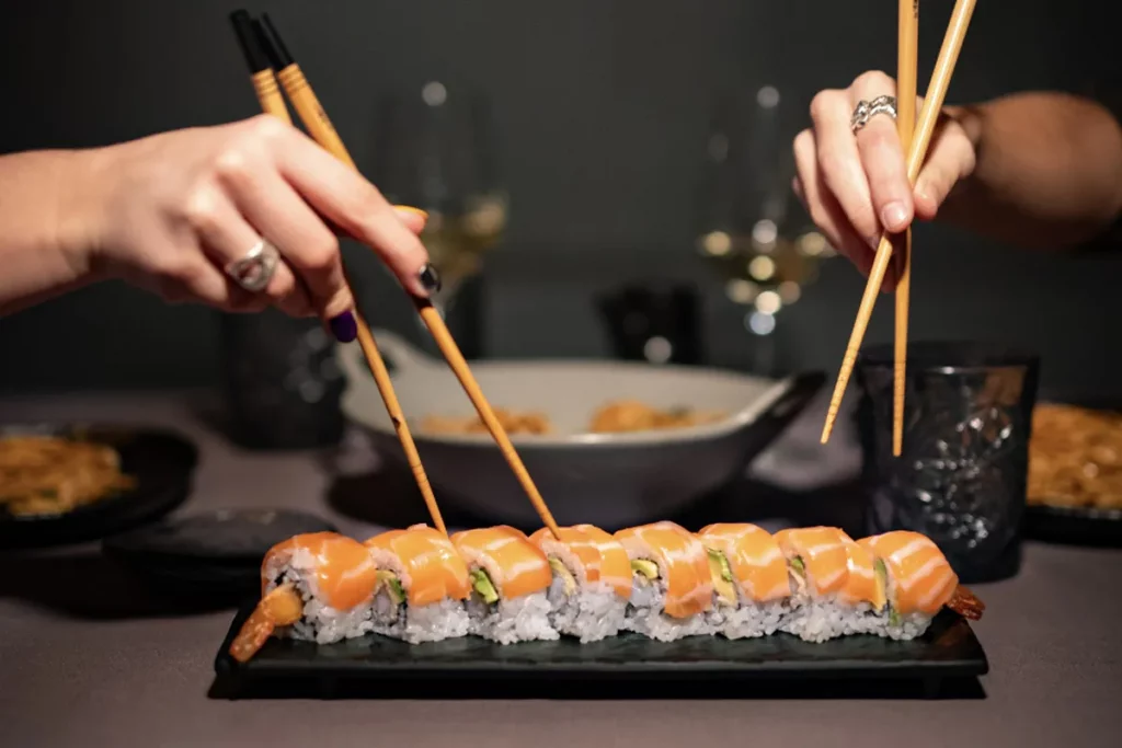 Sushi y atún Balfegó en el restaurante japonés Bokoto, Rambla Nova Tarragona.