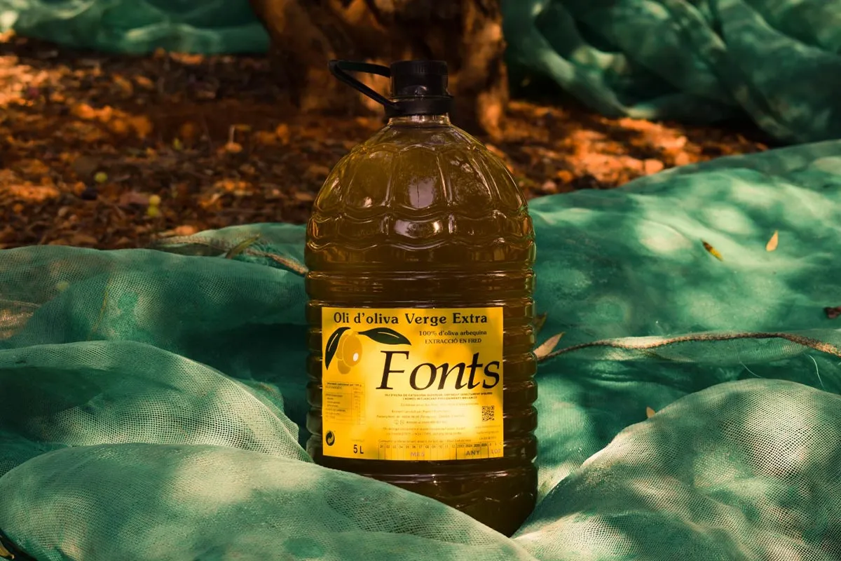 Oli nou de la collita 2025 del Molí Fonts de Reus