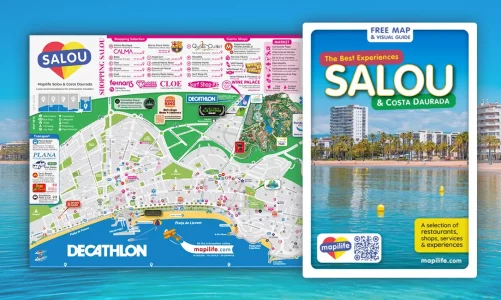Salou map and guide by Mapilife Costa Daurada