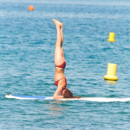 Yoga con Stand Up Paddle Salou.
